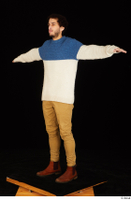  Pablo brown shoes brown trousers dressed standing sweater t-pose whole body 0002.jpg